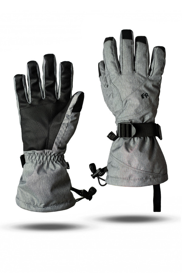 Горнолыжные перчатки женские  Freever WF 1801 серые - freever.ua