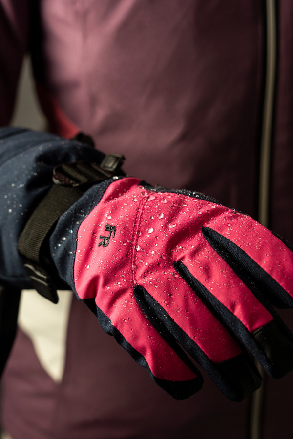 Горнолыжные перчатки женские  Freever WF 1801 розовые, Фото №3 - freever.ua