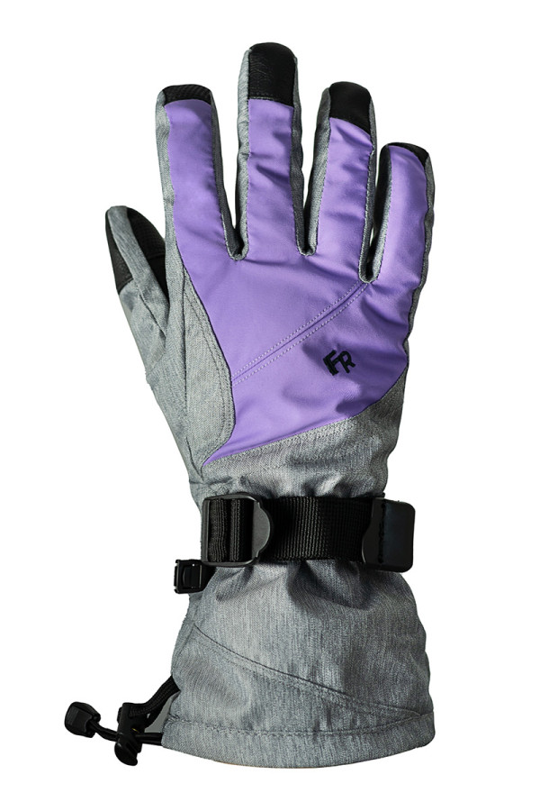 Горнолыжные перчатки женские  Freever WF 1801 сиреневые, Фото №2 - freever.ua