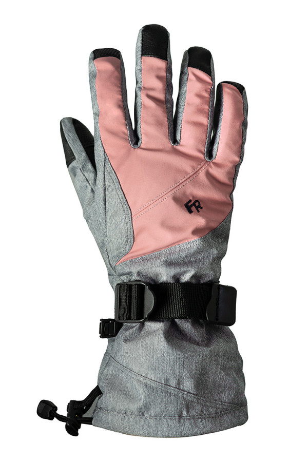 Горнолыжные перчатки женские  Freever WF 1801 пудра, Фото №2 - freever.ua