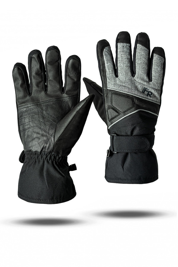 Горнолыжные перчатки мужские Freever  WF 1803 темно-серые - freever.ua