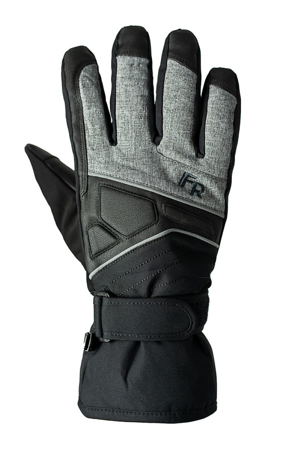 Гірськолижні рукавички чоловічі Freever WF 1803 темно-сірі, Фото №2 - freever.ua