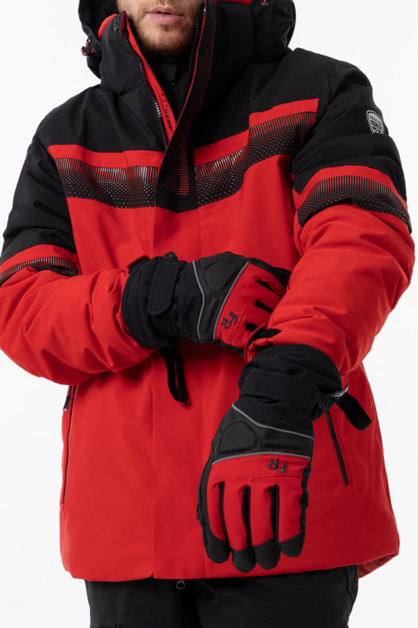 Горнолыжные перчатки мужские Freever  WF 1803 красные, Фото №5 - freever.ua