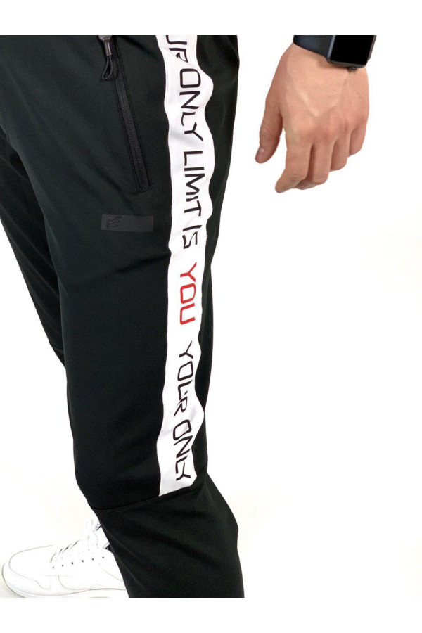 Спортивні штани чоловічі Freever GF 18129 чорні, Фото №4 - freever.ua