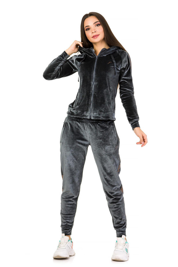Спортивний костюм жіночий Freever GF 18196 темно-сірий - freever.ua