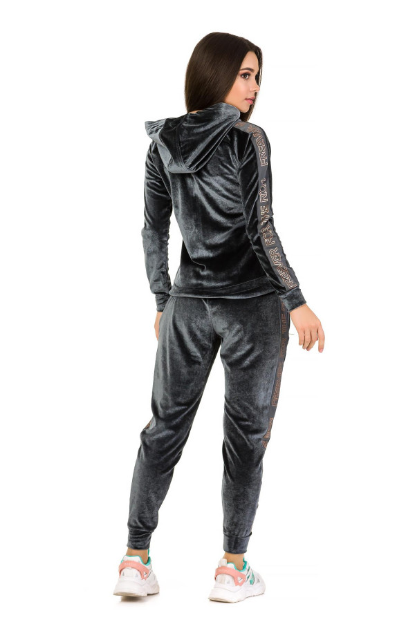 Спортивний костюм жіночий Freever GF 18196 темно-сірий, Фото №3 - freever.ua