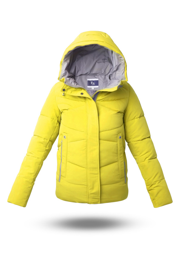 Зимова куртка жіноча Freever GF 1910 жовта - freever.ua