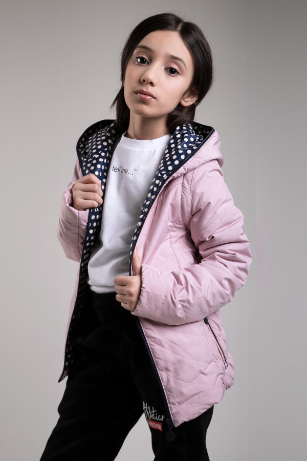 Демисезонная куртка детская Freever GF 4501 розовая - freever.ua