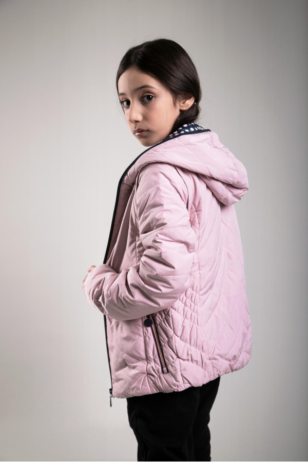 Демисезонная куртка детская Freever GF 4501 розовая, Фото №3 - freever.ua