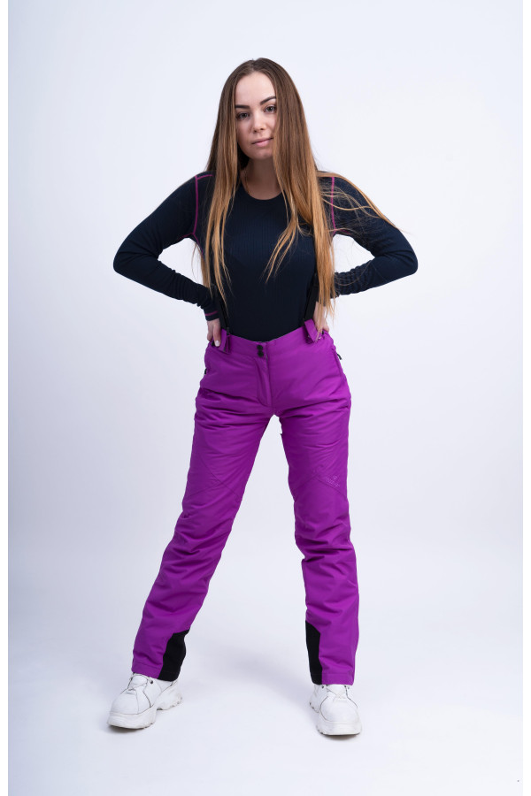 Горнолыжные брюки женские Freever GF 6710 фиолетовые - freever.ua