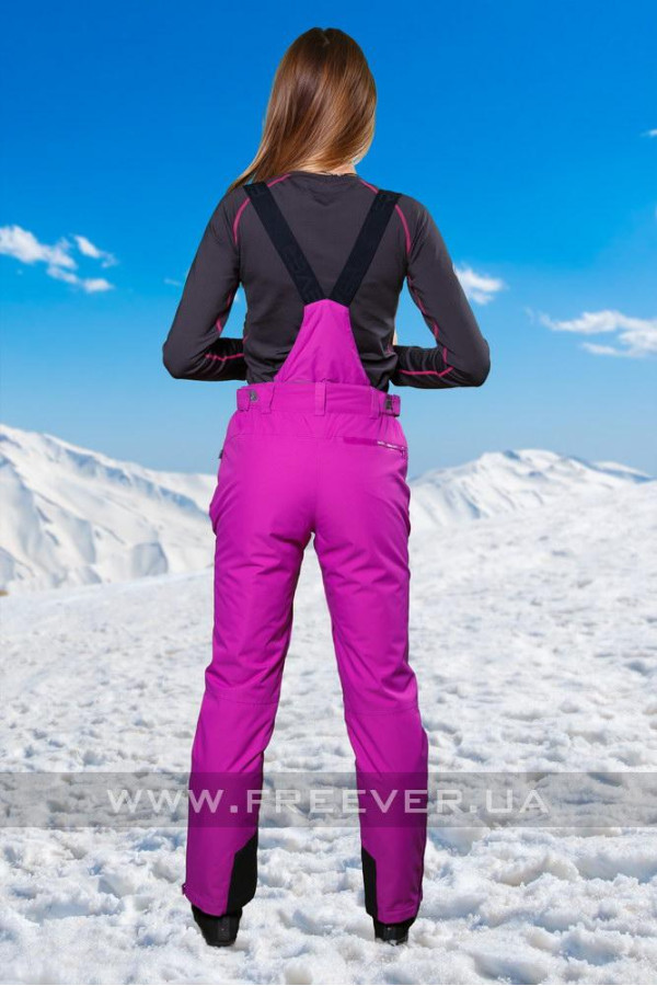 Горнолыжные брюки женские  Freever GF 6710 фиолетовые, Фото №2 - freever.ua