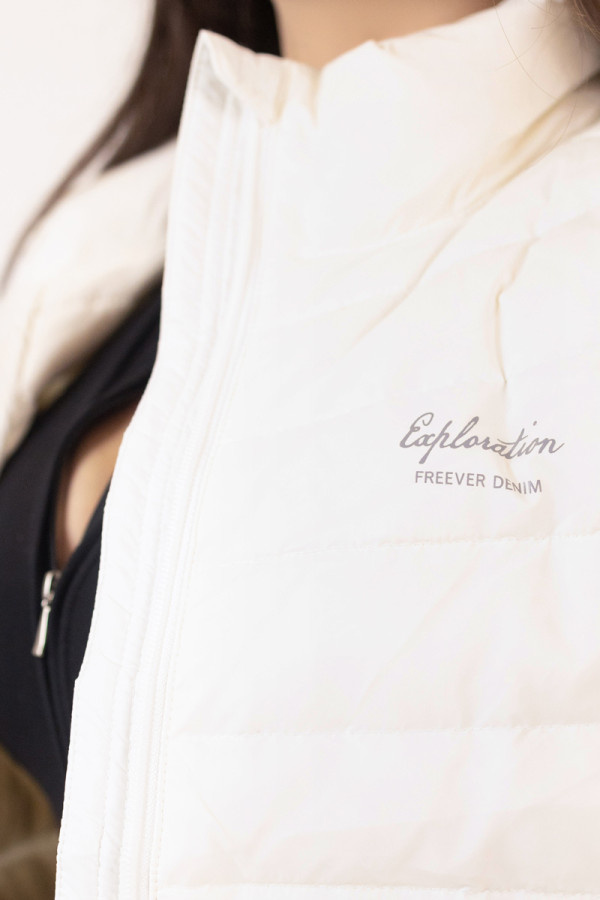 Жилетка жіноча Freever UF 20216 біла, Фото №2- freever.ua