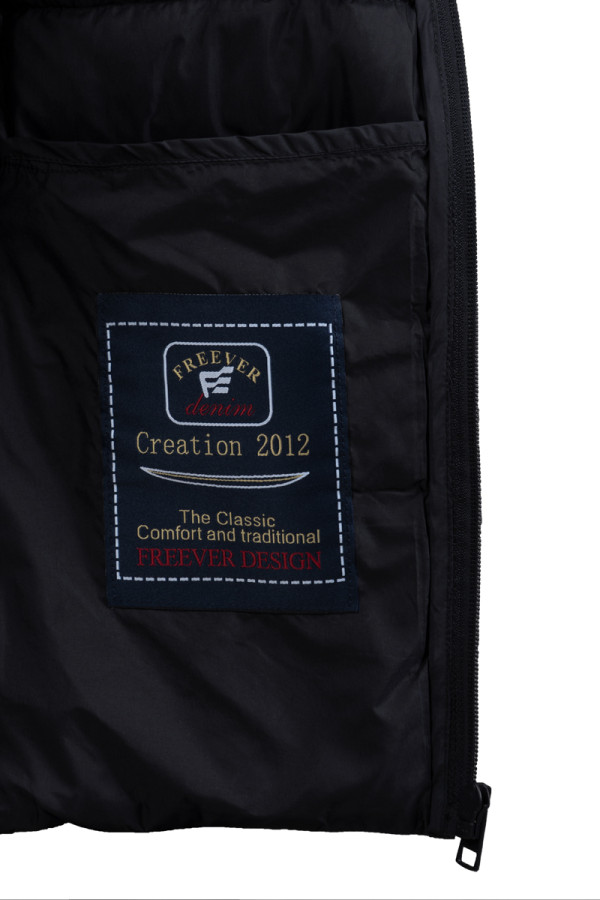 Пуховик женский Freever UF 20218 черный, Фото №4- freever.ua