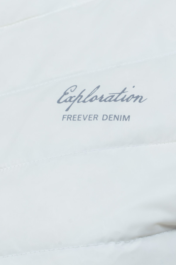 Пуховик женский Freever UF 20218 белый, Фото №5- freever.ua