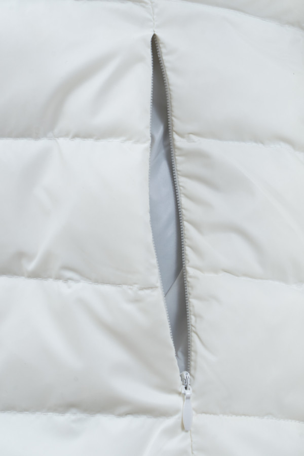 Пуховик женский Freever UF 20218 белый, Фото №4- freever.ua