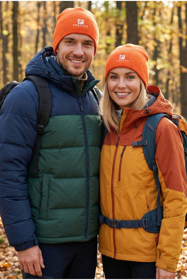 В'язана шапка Freever UF 20304 помаранчева