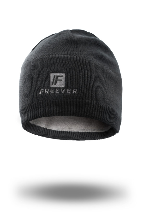Вязаная шапка Freever UF 20304 черна - freever.ua