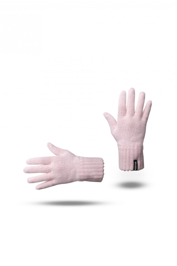 Вязаные перчатки детские Freever  GF 20332 розовые - freever.ua