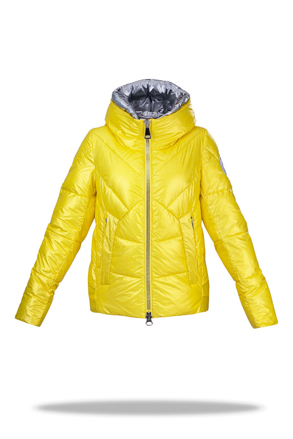 Зимняя куртка женская Freever SF 20501 желтая, Фото №2 - freever.ua