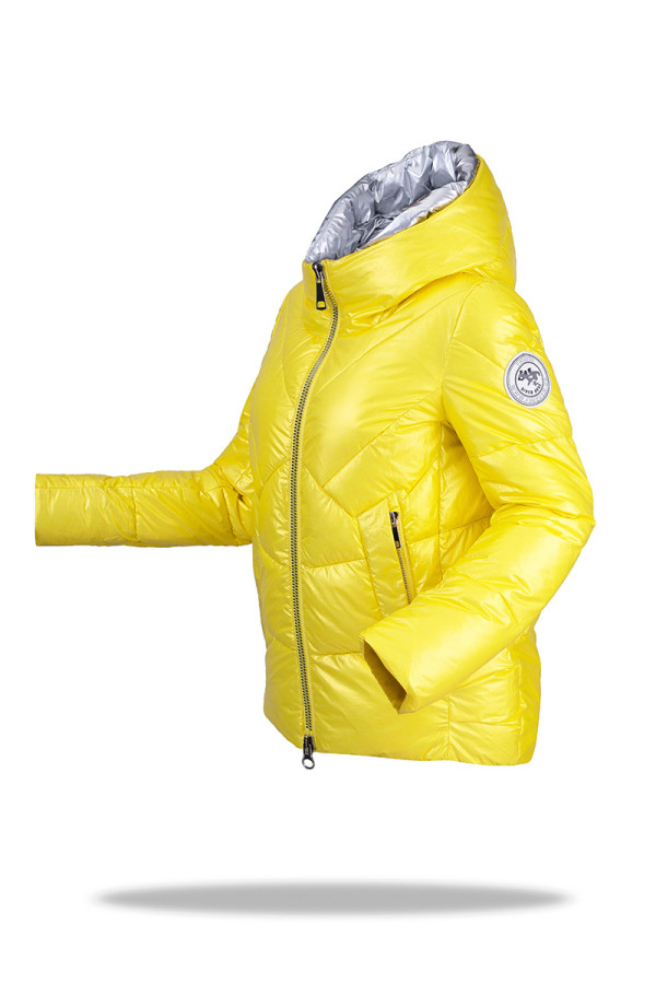 Зимняя куртка женская Freever SF 20501 желтая, Фото №3 - freever.ua