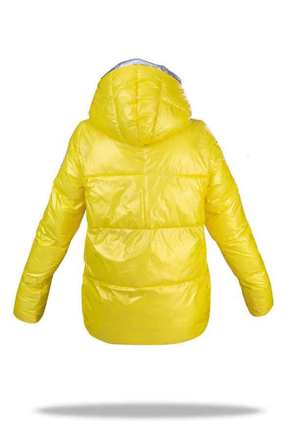Зимняя куртка женская Freever SF 20501 желтая, Фото №4 - freever.ua