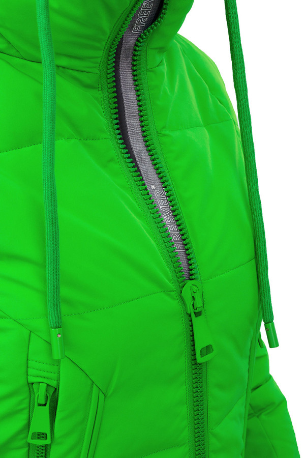 Зимняя куртка женская Freever SF 20502 салатовая, Фото №8 - freever.ua