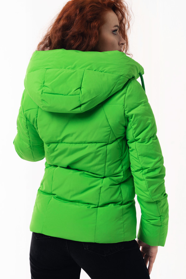 Зимняя куртка женская Freever SF 20502 салатовая, Фото №5 - freever.ua