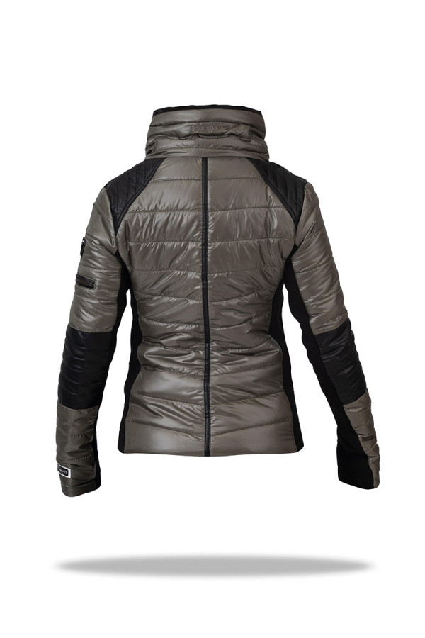 Демисезонная куртка женская Freever SF 20506 хаки, Фото №5 - freever.ua