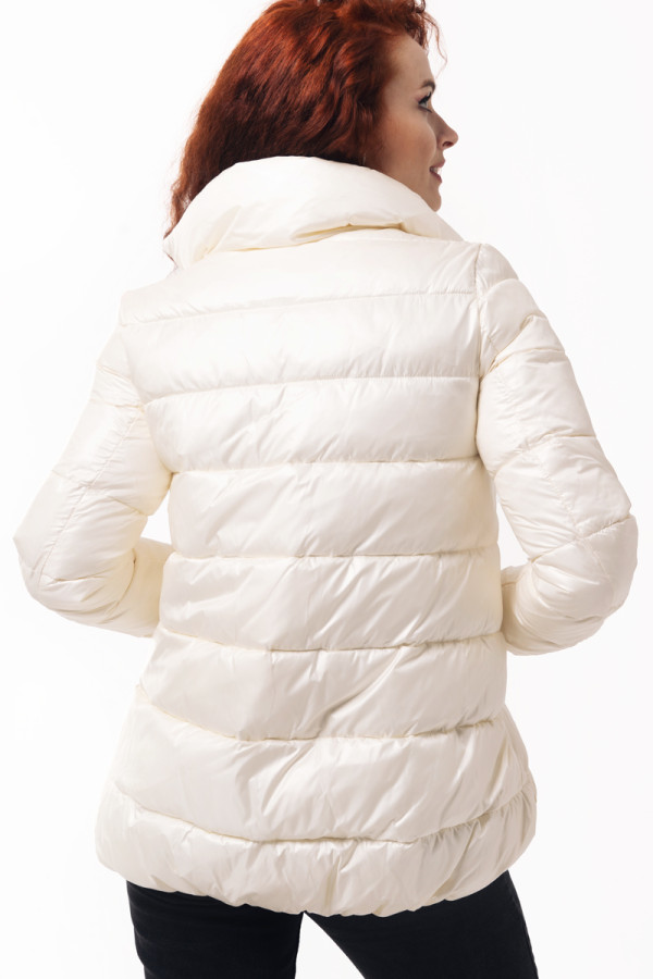 Зимняя куртка женская Freever SF 20509 молочная, Фото №5 - freever.ua