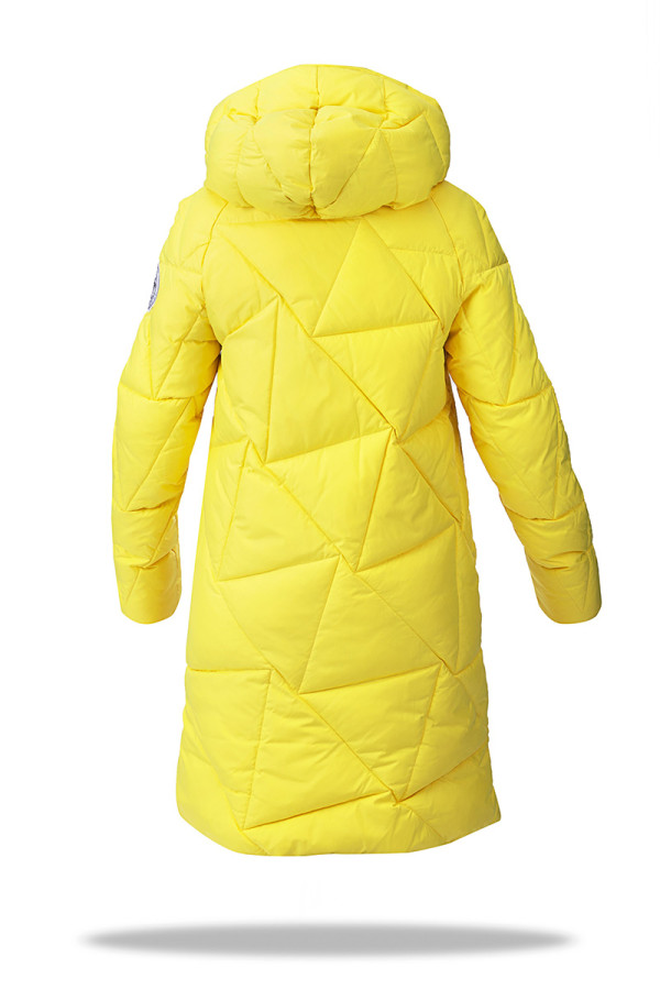 Пальто+шарф женское Freever SF 20511 желтое, Фото №5 - freever.ua