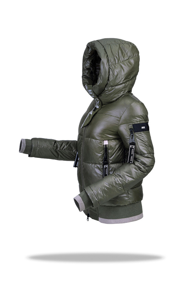Зимова куртка жіноча Freever SF 20512 хакі, Фото №3 - freever.ua