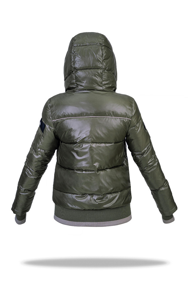 Зимняя куртка женская Freever SF 20512 хаки, Фото №4 - freever.ua