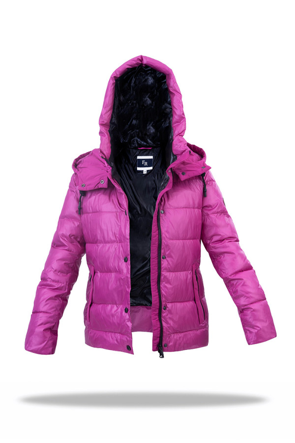 Зимняя куртка женская Freever SF 2067 малиновая - freever.ua