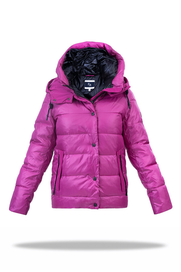 Зимняя куртка женская Freever SF 2067 малиновая, Фото №3 - freever.ua
