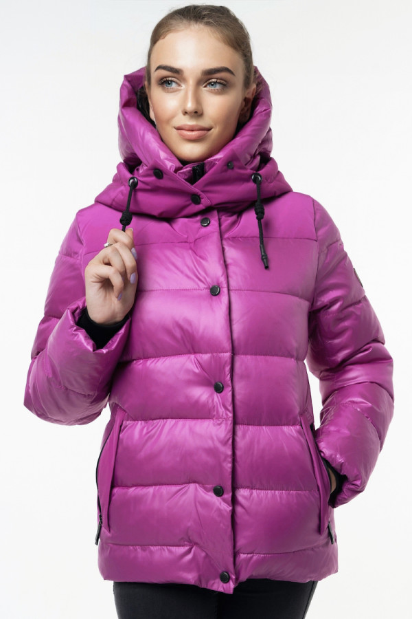 Зимняя куртка женская Freever SF 2067 малиновая - freever.ua