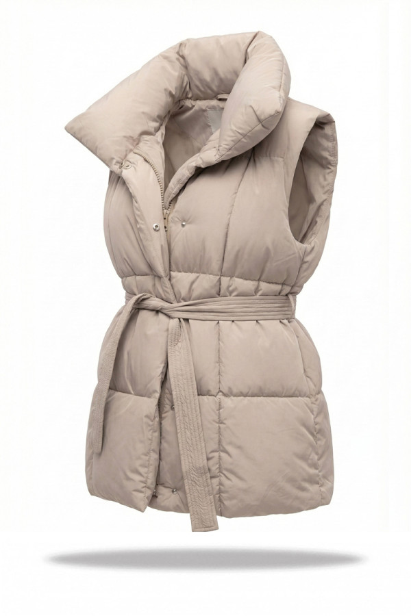 Жилетка жіноча Freever UF 20803 бежева, Фото №2- freever.ua