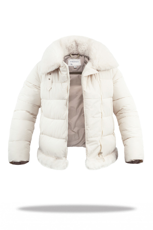 Куртка жіноча Freever UF 20805 молочна - freever.ua
