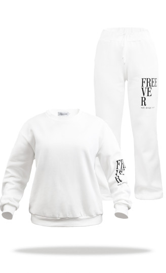 Спортивний костюм жіночий Freever UF 20809 білий