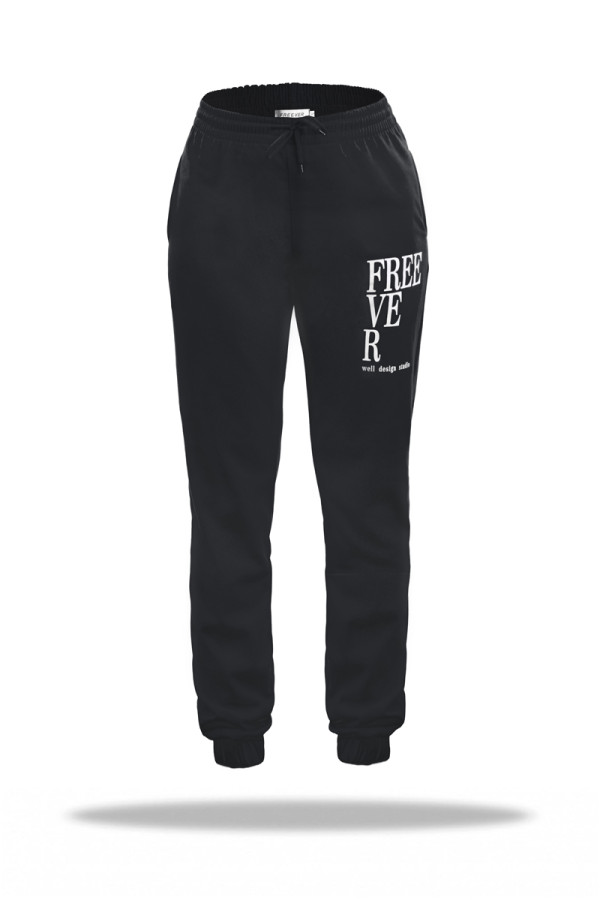 Спортивні штани жіночі Freever UF 20812 чорні - freever.ua