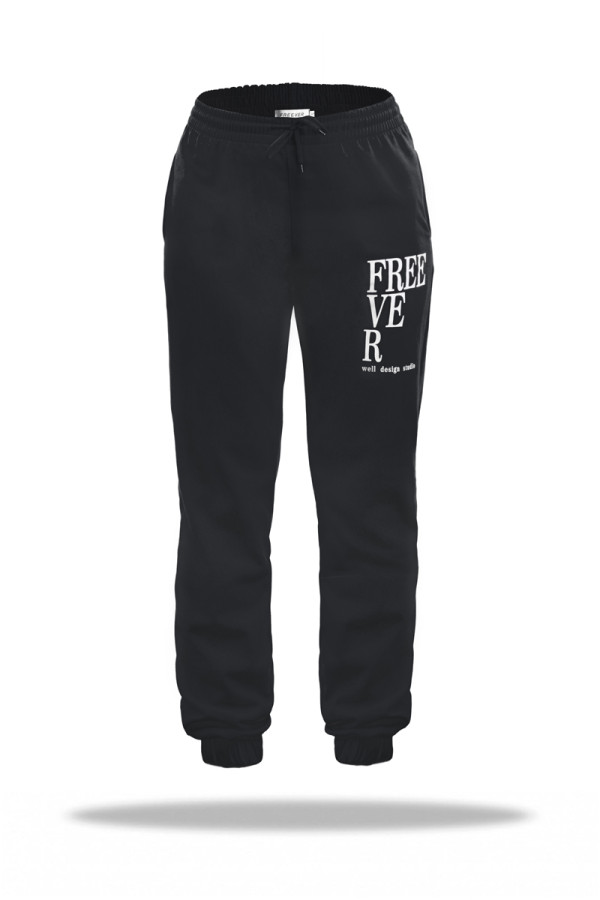 Спортивні штани жіночі Freever UF 20813 чорні - freever.ua