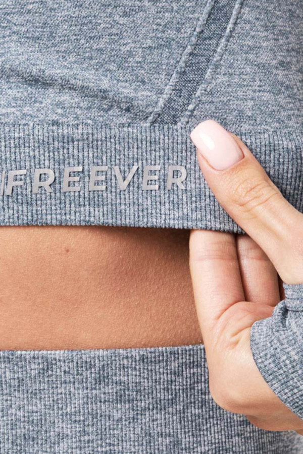 Костюм для фітнесу жіночий Freever UF 21002 синій, Фото №3- freever.ua