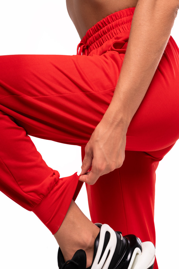 Спортивные брюки женские Freever UF 21009 красные, Фото №6 - freever.ua