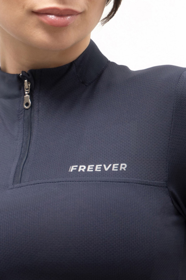 Рашгард  для фитнеса женские Freever UF 21012 синий, Фото №5- freever.ua