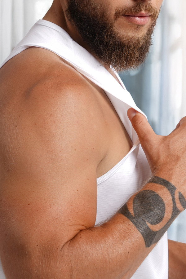 Майка мужская Freever NF 21018 белая, Фото №3- freever.ua