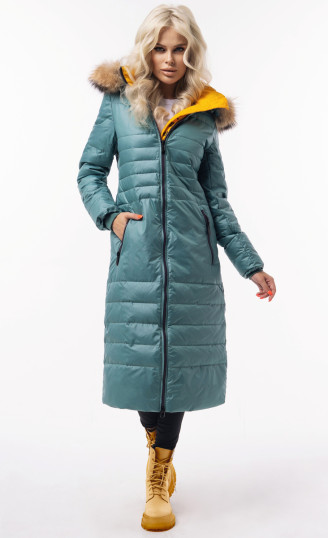 Пальто жіноче Freever WF 2103 зелене