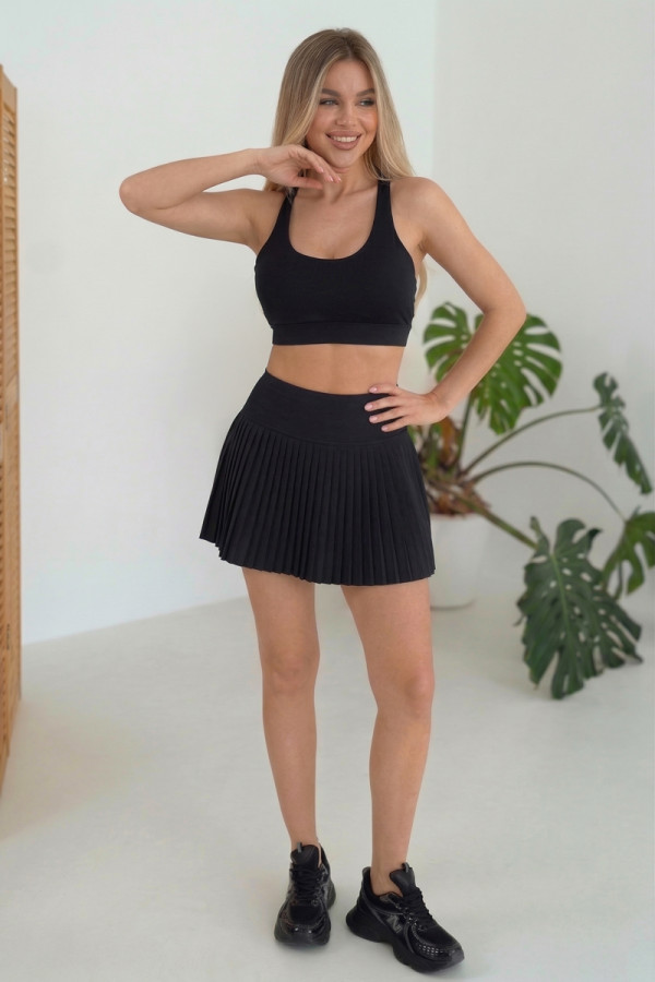 Юбка-шорты женская Freever NF 21030 черная - freever.ua