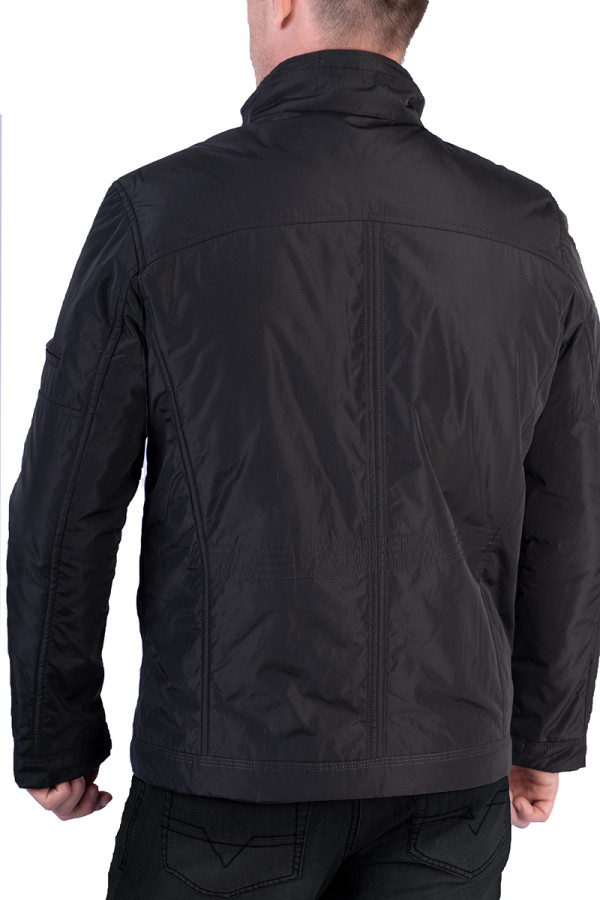 Куртка чоловіча демісезонна J210 чорна, Фото №3 - freever.ua