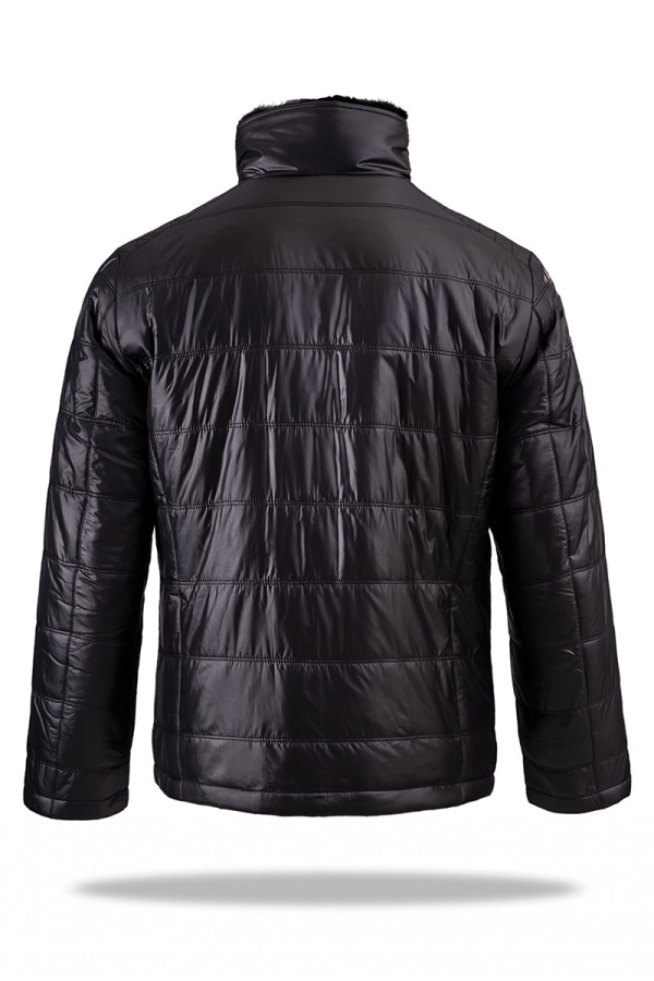 Куртка на верблюжьей шерсти мужская Freever WF 2117 черная, Фото №4 - freever.ua