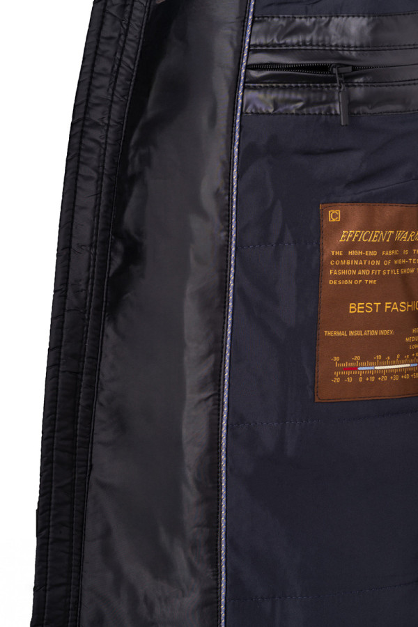 Куртка на верблюжьей шерсти мужская Freever WF 2117 черная, Фото №6- freever.ua