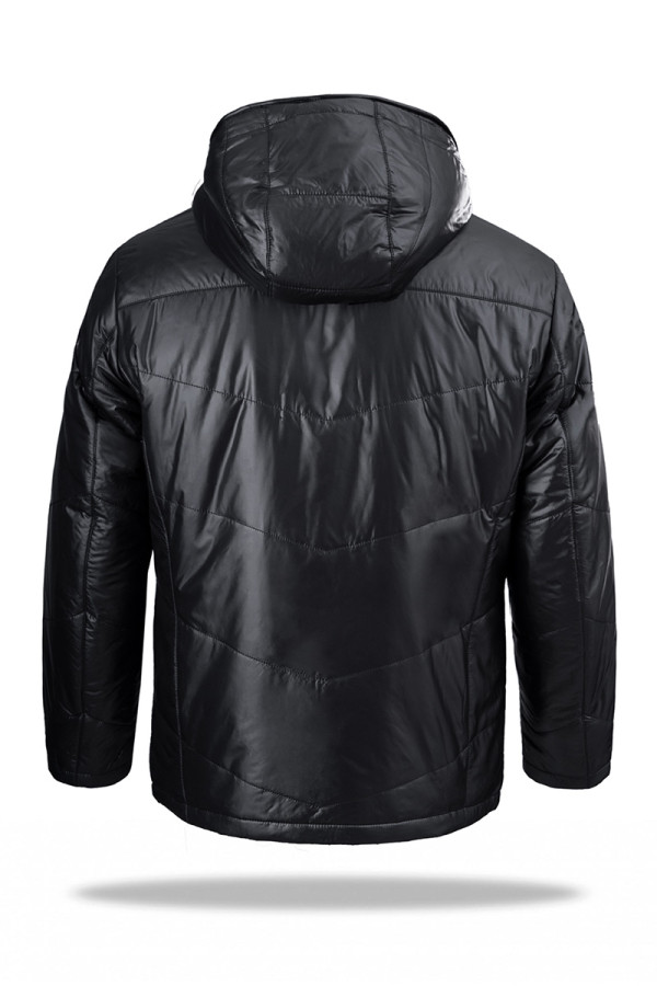 Куртка на верблюжьей шерсти мужская Freever WF 2118 черная, Фото №3 - freever.ua